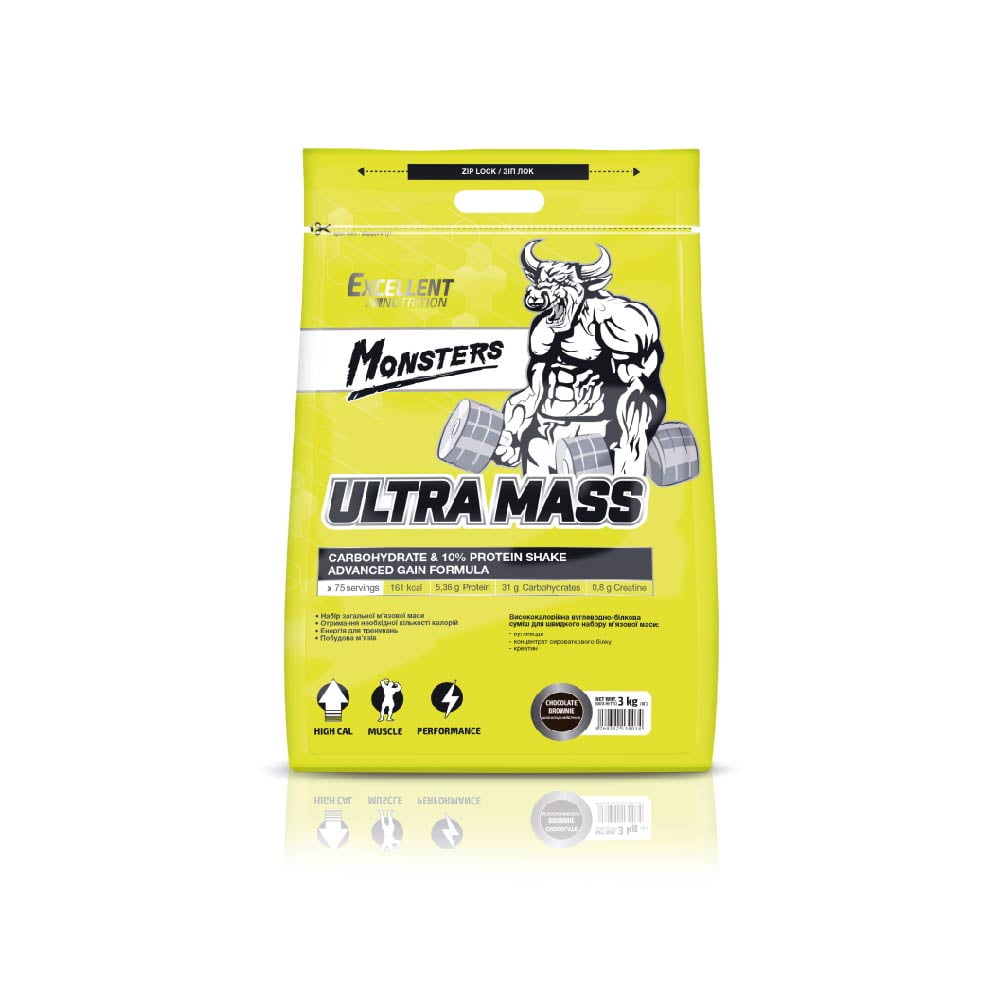 ULTRA MASS – гейнер зі смаком банана (10%)