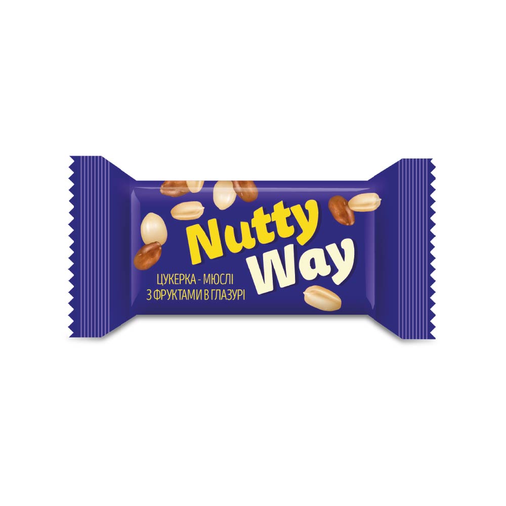 23-4 NUTTY WAY – цукерки-мюслі горіхові з фруктами глазуровані - Зображення 1