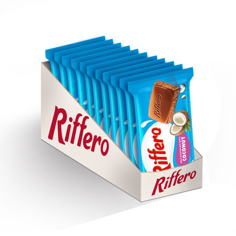 Молочний шоколад Riffero з кокосовою стружкою